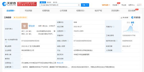 中泰股份投資成立電子特氣公司 注冊資本7000萬